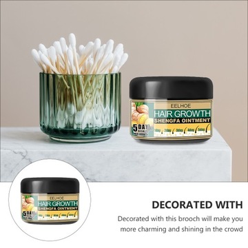 2 pudełka Maść na porost włosów, łatwo się wchłania, naturalna