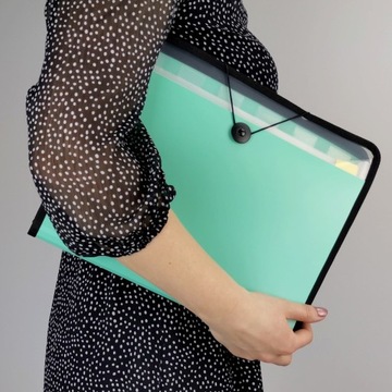 ПАПКА А4 С 7 СТОРОНАМИ МНОГОФУНКЦИОНАЛЬНАЯ МЯТА