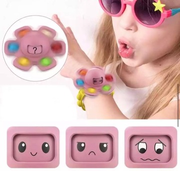 БРАСЛЕТ POP IT ДЛЯ ДЕВОЧКИ АНТИСТРЕСС Осьминог Осьминог