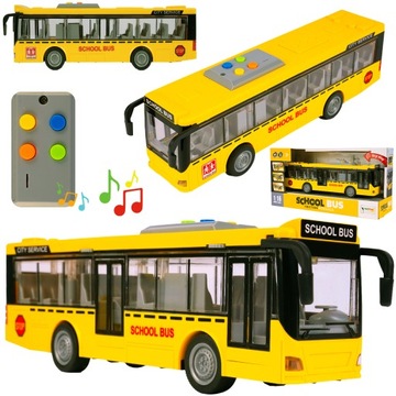AUTOBUS INTERAKTYWNY DLA DZIECI Z NAPĘDEM DŹWIEKI ŚWIATŁA OTWIERANE DRZWI