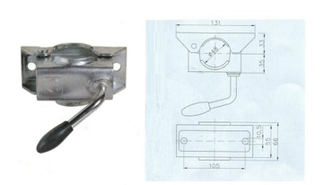 опорный держатель колеса fi48 Winterhoff