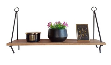 Półka wisząca na linie LOFT INDUSTRIAL 80 cm