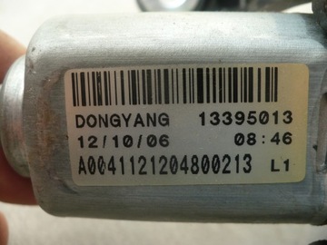 MOTOR STĚRAČE ZADNÍ OPEL ASTRA J 13395013