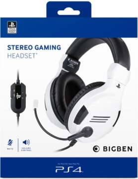 BigBen Stereo Headset V3 (PS4/PS5) - biały