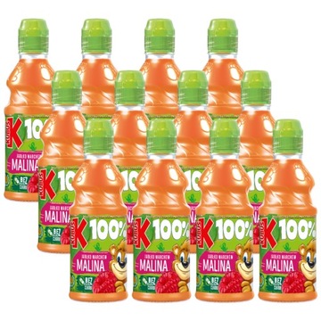 Sok 100% Kubuś malina marchew jabłko 12x300ml