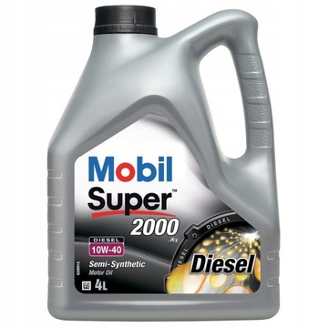 Olej Mobil Super 2000 X1 Diesel 10W40 4L