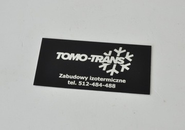 Алюминиевая табличка с собственной гравировкой, черная.