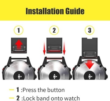 Черный силиконовый Garmin Fenix 5x Plus ремешок