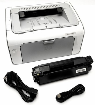 HP LaserJet P1102, (od 100K), pełen toner 100%, kable