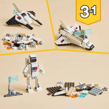 LEGO Creator 31134 Космический челнок Астронавт Космический корабль 3 в 1