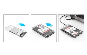 КОРПУС-АДАПТЕР ORICO CASE ДЛЯ 2,5-дюймового твердотельного накопителя SATA HDD С КАБЕЛЕМ