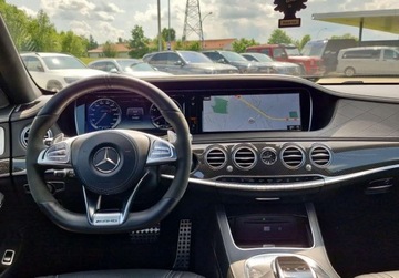 Mercedes Klasa S W222 Limuzyna wersja długa AMG S 63 AMG 585KM 2016 Mercedes-Benz Klasa S 63 AMG 4MATIC L Salon Polska Niski przebieg Desig, zdjęcie 21