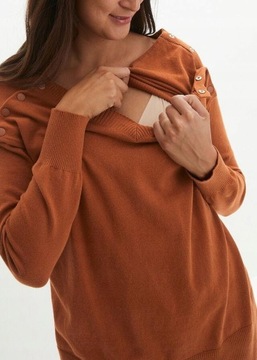 44 BONPRIX SWETER CIĄŻOWY