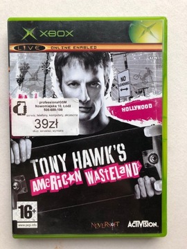 Gra Tony Hawk's American Wasteland Xbox *** KLASYK