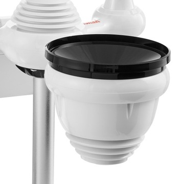 Метеостанция на солнечной энергии 7,3 дюйма, пульт дистанционного управления Wi-Fi 100 м