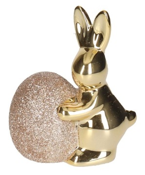 ZAJĄC ZAJĄCZEK CERAMICZNY WIELKANOCNY FIGURKA DO STROIKA