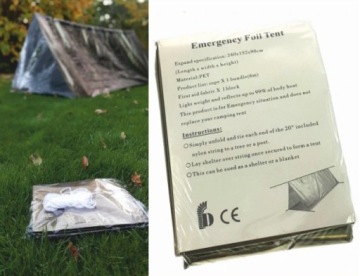 ZESTAW RATUNKOWY NAMIOT KOC termiczny folia NRC