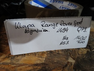 IDEALNI VÍKO KUFRU ZADNÍ RANGE ROVER SPORT L494 1