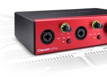 Аудиоинтерфейс Focusrite Clarett+ 2 Pre WAW
