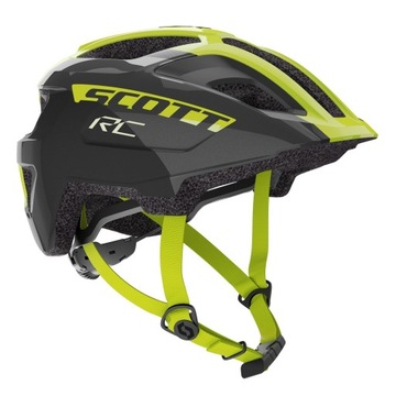 KASK DZIECIĘCY SCOTT SPUNTO JUNIOR BLACK/YELLOW RC