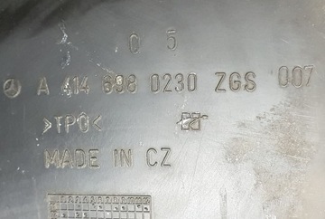PODBĚH LEVÝ ZADNÍ MERCEDES VANEO W414 A4146980230