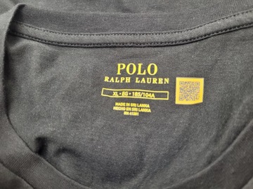 POLO RALPH LAUREN KOSZULKA LONGSLEEVE CZARNA r. XL