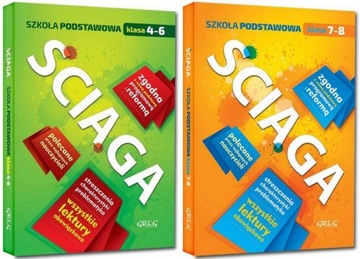 ŚCIĄGA opracowania lektur STRESZCZENIA kl 4-6+ 7-8 szkoła podstawowa ZESTAW