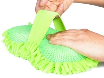 ГУБКА ДЛЯ МОЙКИ АВТОМОБИЛЯ БОЛЬШАЯ МИКРОФИБРА XL ГУБКА ИЗ МИКРОФИБРЫ