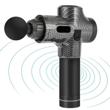 МАССАЖНЫЙ ПИСТОЛЕТ-МАССАЖЕР ДЛЯ ТЕЛА В НАБОРЕ ИЗ 8 НАКОНЕЧНИКОВ