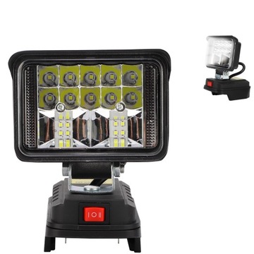 YOUKUKE ROBOCZA DO DEWALT HALOGEN LAMPKA 18V-48W + USB 18LED