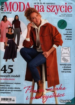 5/2023 Anna Moda na szycie + wykroje