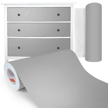 Okleina Meblowa PCV Szara Matowa ORACAL Szer 50cm