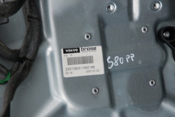 MECHANIZMUS OKNO L / P PŘEDNÍ VOLVO S80 XC70 V70 III