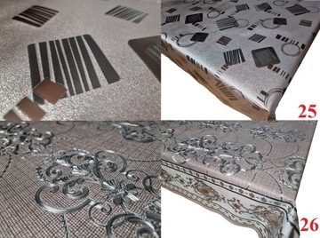 CERATA METALICZNA 3D OBRUS 280x140 15 WZORÓW