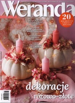 11/2021 WERANDA DEKORACJE RÓŻOWO-ZŁOTE