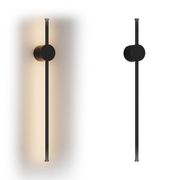 Lampa ścienna 60cm 3000K Obrotowa 90° do salonu Sypialnia Przedpokój Schody