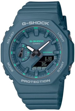 SPORTOWY ZEGAREK DAMSKI CASIO G-SHOCK GMA-S2100GA-3A GREEN WR200 BOX 42mm