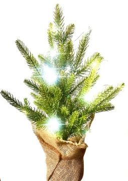 Елка со светодиодной подсветкой, искусственная ель из толстого полиэтилена.