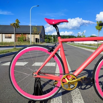 MALINOWA RADOĆ Односкоростной велосипед с фиксированной передачей 53