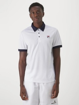 Теннисная рубашка Fila Polo Marc, белая, размер M