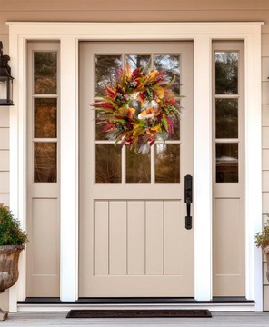 Украшение венка Фундамент венки венки листья цветов букет композиционный дом