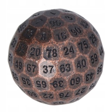 D100 KOŚCI METALOWE WIELOŚCIENNE ANTYSTRESOWYM