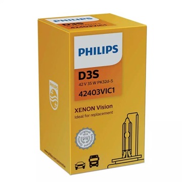 Żarnik D3S PHILIPS Xenon Vision 42V 35W 4300K