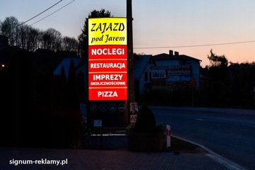 СВЕТОДИОДНЫЙ ПИЛОН 400x150 см PLEXI РЕКЛАМНЫЙ тотем