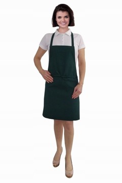 FARTUSZEK KUCHENNY FARTUCH DO KUCHNI CIEMNA ZIELEŃ