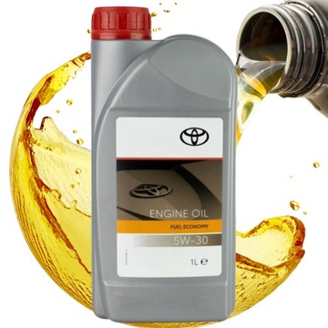 OLEJ TOYOTA 5W30 ORYGINALNY FUEL ECONOMY 1L SYNTETYCZNY DO BENZYNY ORYGINAL