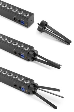 СВЕТОДИОДНЫЙ БАРНЫЙ СВЕТИЛЬНИК 24x 3Вт RGB STRONG STRIP