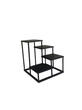 Metalowy kwietnik poczwórny 40 cm LOFT