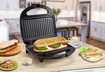 БОЛЬШОЙ ТОСТЕР СЭНДВИЧ-ГОТОВКА ТОСТ-ГРИЛЬ АНТИПРИГАРНОЕ ПОКРЫТИЕ