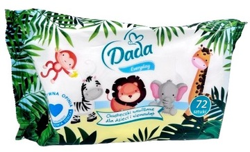 Chusteczki nawilżane Dada Everyday 10 x 72 szt.